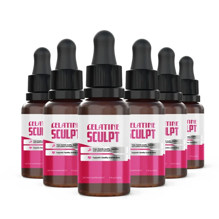 6 bottles of Gelatine Sculpt